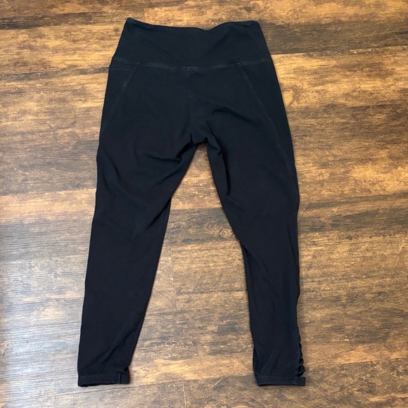 PINK Victoria's Secret Black Skinny Yoga Pants Leggings - Picture 3 of 6